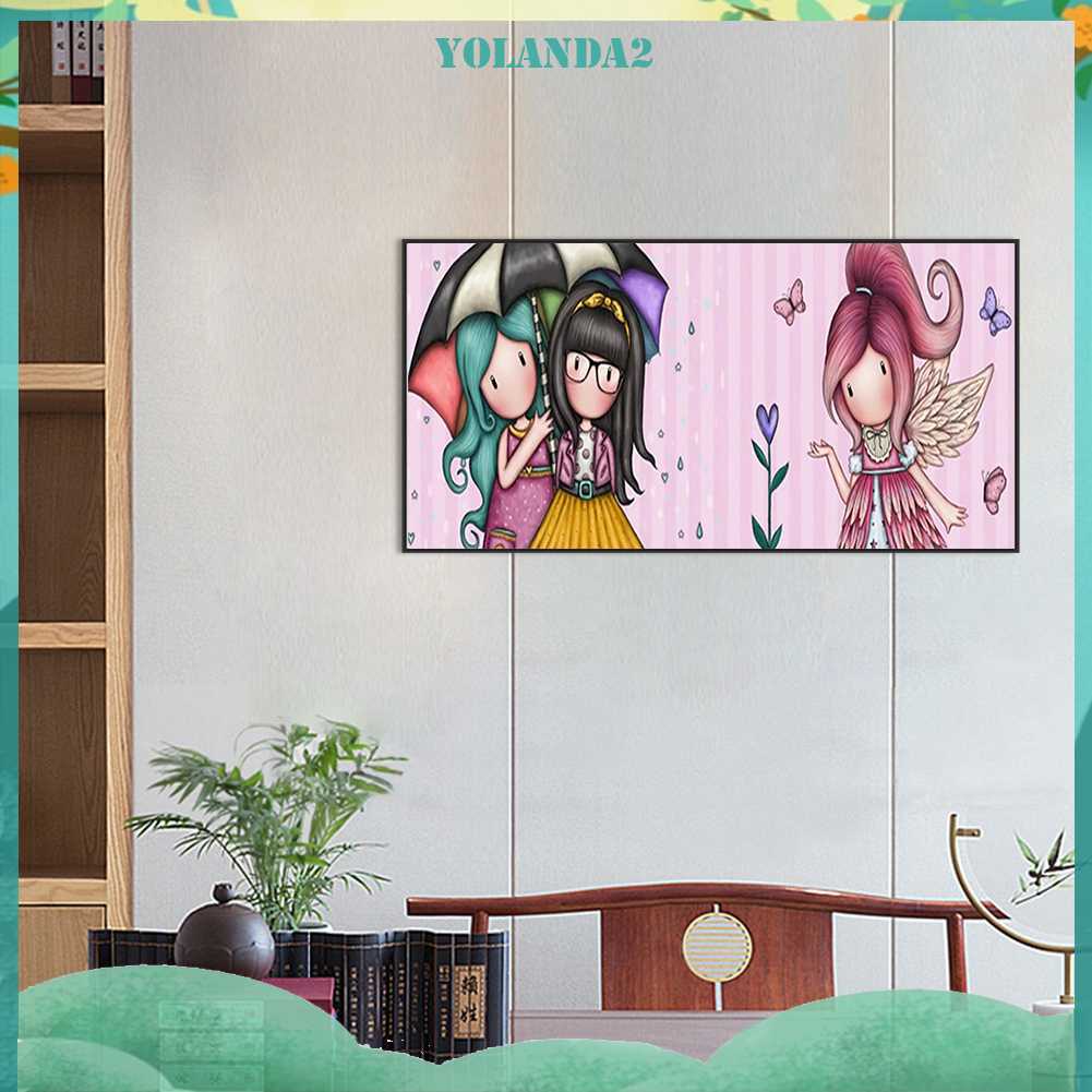 Tranh Đính Đá Kim Cương Toàn Bộ 5D DIY Hình Búp Bê