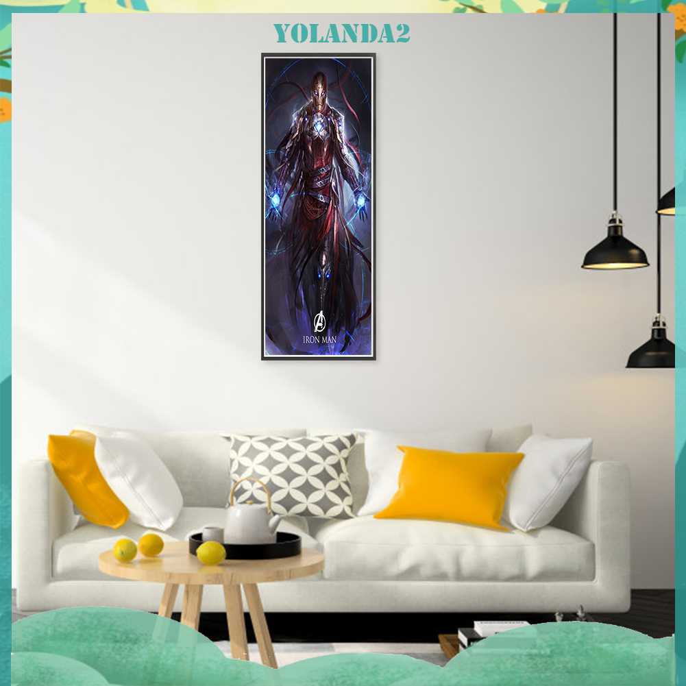 Tranh Đính Đá Kim Cương Toàn Bộ 5D DIY Hình Vẽ Người Sắt