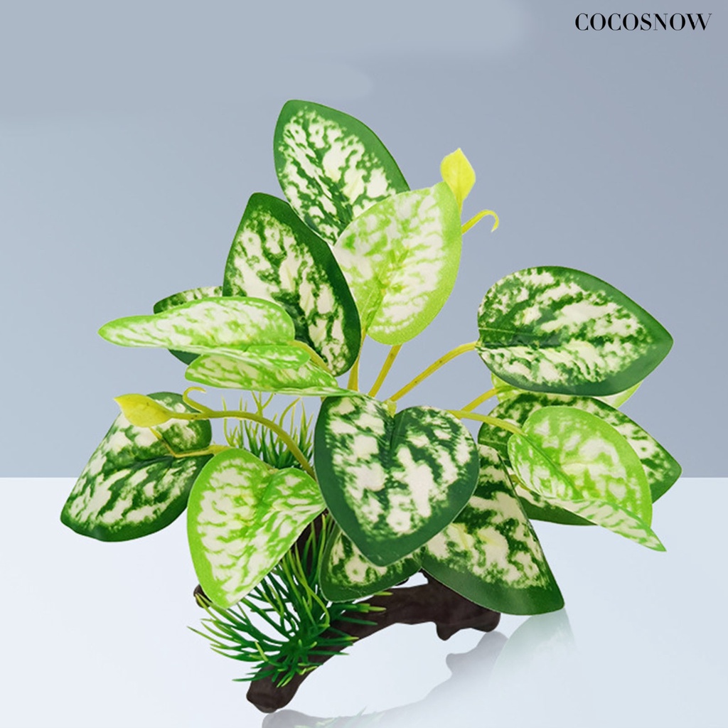 Cây Sen Đá Giả Bằng Nhựa Trang Trí Bể Cá