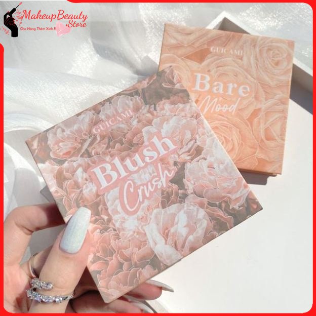 Phấn mắt Guicami, bảng phấn mắt 9 ô trang điểm tông cam hồng đất makeup nội địa trung C21 MS 825 [ MakeupBeauty_Store ]