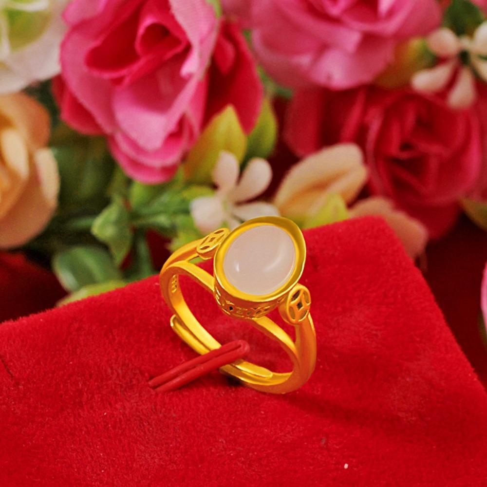 Nhẫn Hình Hoa Phong Cách Vintage Cá Tính Cho Nam Và Nữ