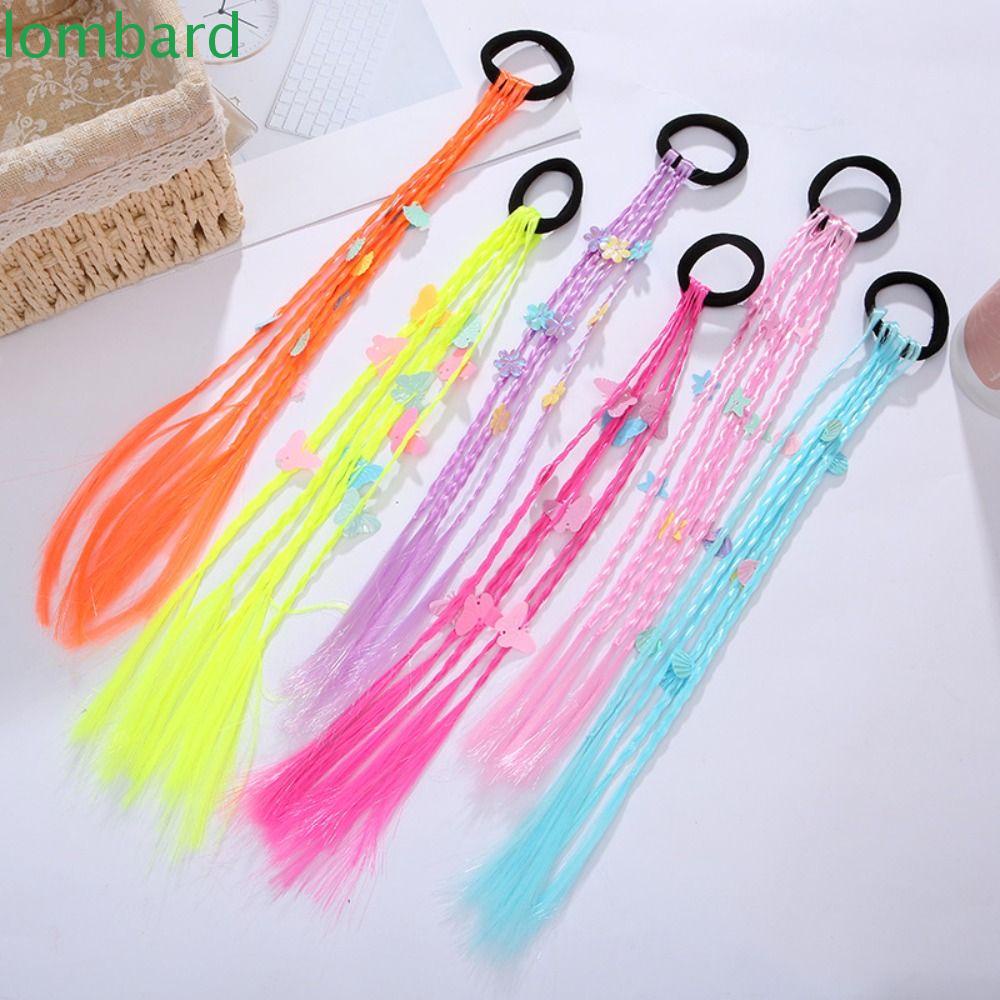 Lombard Dây Bện Co Giãn Đính Tóc Giả Lấp Lánh Thời Trang Cho Bé Gái