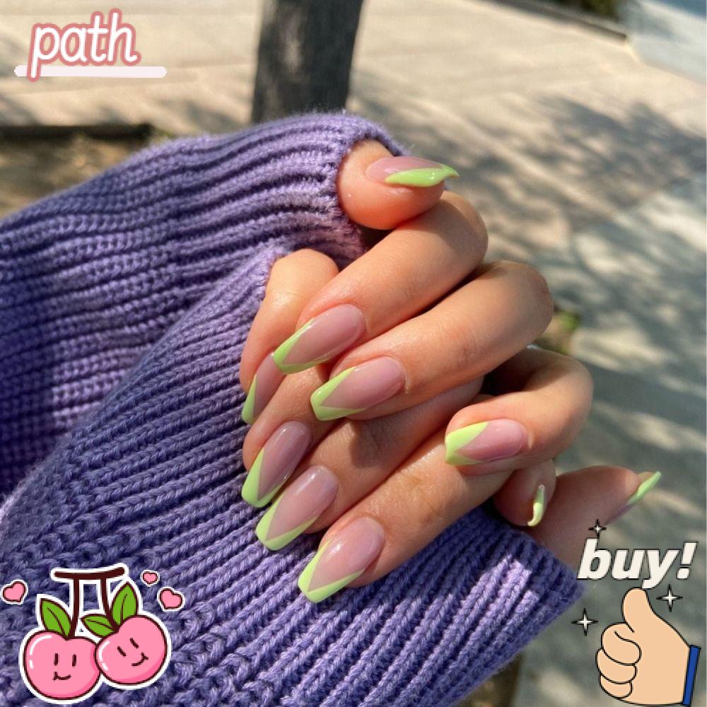 Set 24 Móng Tay Giả Dạng Nhấn DIY