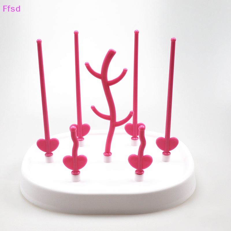 1 Bộ Giá Phơi Khô Bình Sữa Em Bé Hình Cái Cây