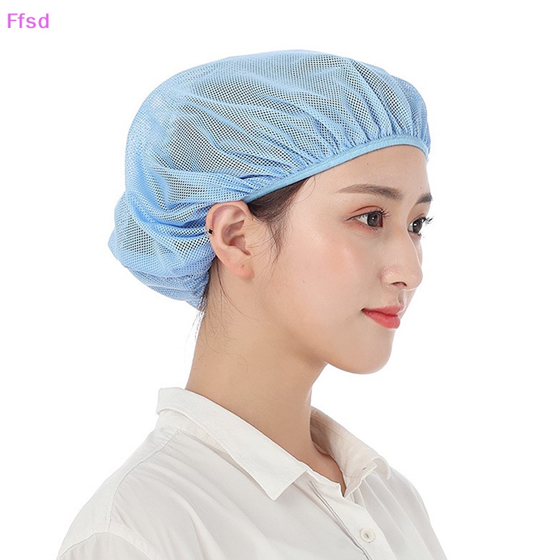 {Ffsd} Mũ Lưới Đầu Bếp Làm Việc Nhà Máy Sản Xuất Hàng Bán Chạy
