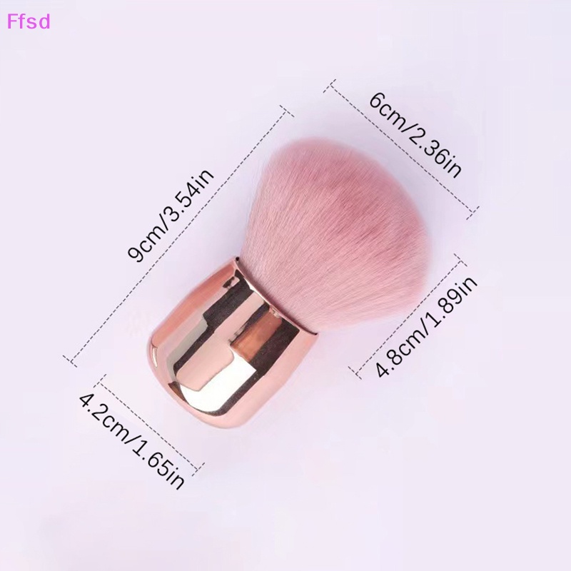 {Ffsd} Cọ Vẽ Móng Tay Hình Nấm Tròn Nhỏ Họa Tiết Hoa Làm Sạch Bụi Gel * Bán Chạy