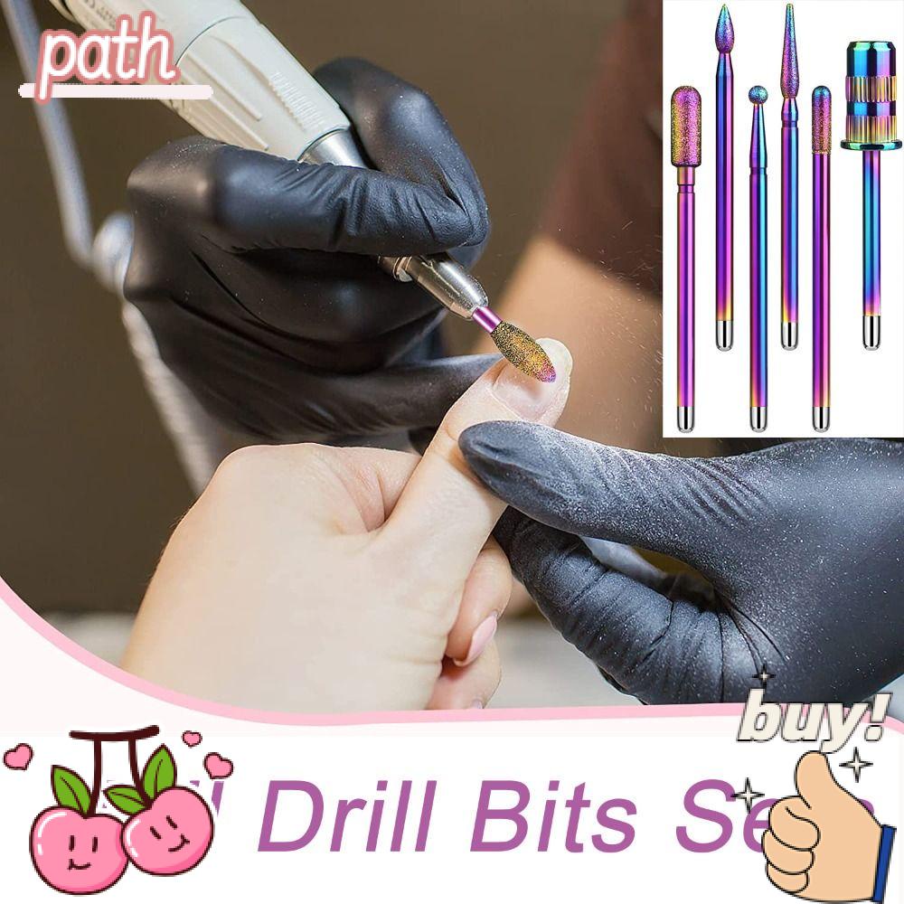 Bộ Mũi Khoan Móng Tay Bằng Vonfram Chuyên Dụng Cho Salon Làm Đẹp