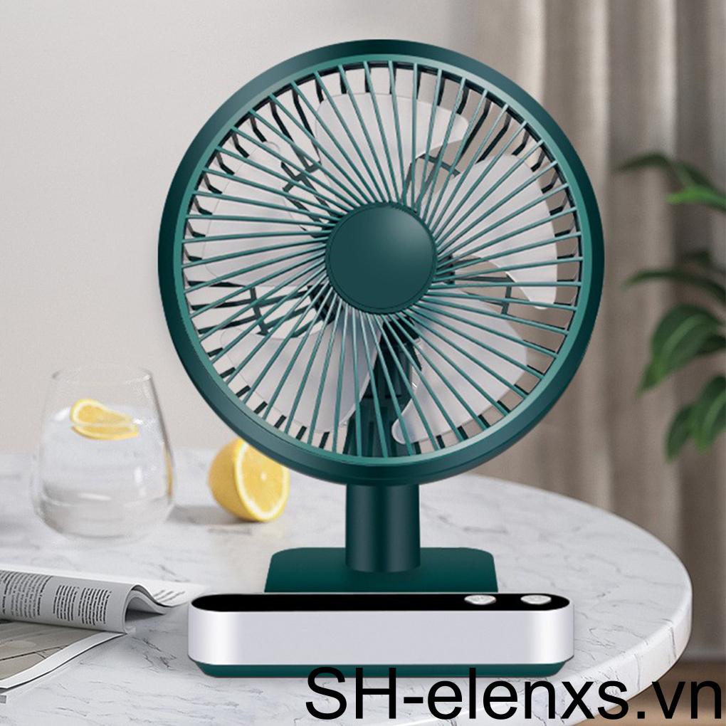 Quạt Mini Làm Mát 4 Tốc Độ Tiếng Ồn Thấp Có Thể Điều Chỉnh Và Sạc Lại