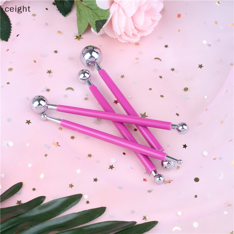 Set 4 Bút Tạo Hình Hoa Trang Trí Bánh Kem Bằng Kim Loại