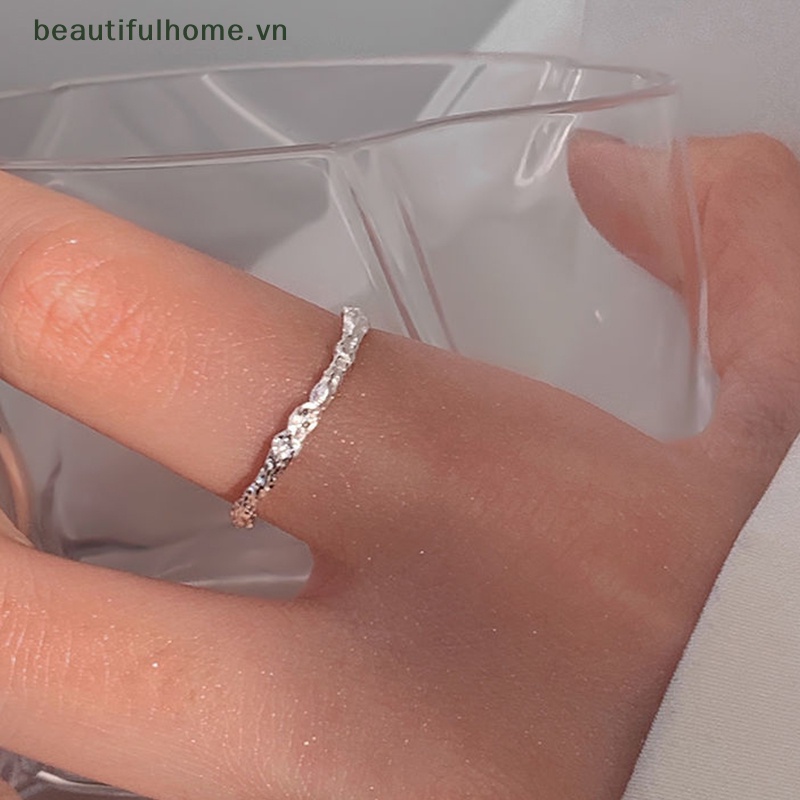 [beautifulhome] Nhẫn Dạng Mở Có Thể Điều Chỉnh Phong Cách Niche Thời Trang Đơn Giản Cá Tính Dành Cho Nữ [beauty]