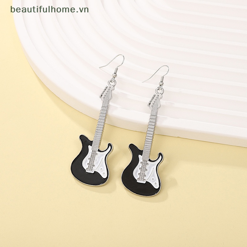 Bông Tai Acrylic Hình Đàn Guitar Cổ Điển Cho Nữ