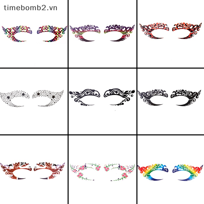 Miếng Dán Chuyển Hình Xăm Tạm Thời Họa Tiết Halloween Độc Đáo