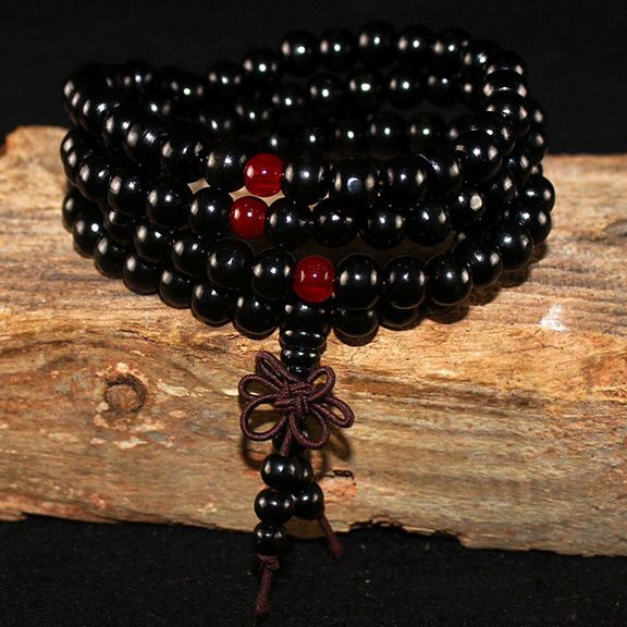 Chuỗi 108 Hạt Gỗ Đàn Hương Tự Nhiên 8mm