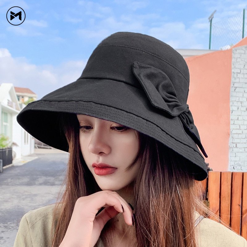 Nón Tai Bèo Chống Nắng Phối Nơ Thời Trang Hàn Quốc 2023