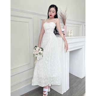 Đầm dự tiệc 2 dây dáng dài midi Emilyshop