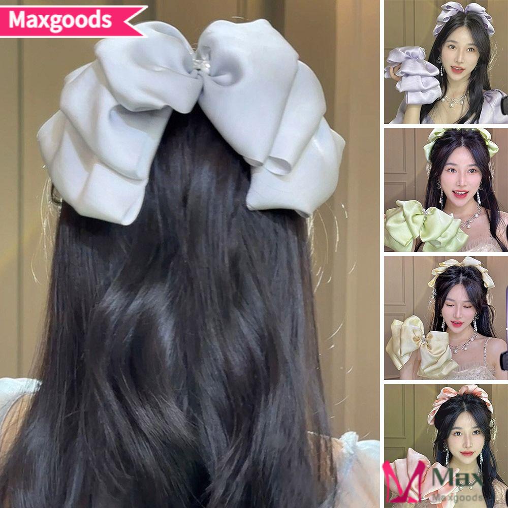 Kẹp Tóc Hình Nơ Lớn Thời Trang Dành Cho Nữ