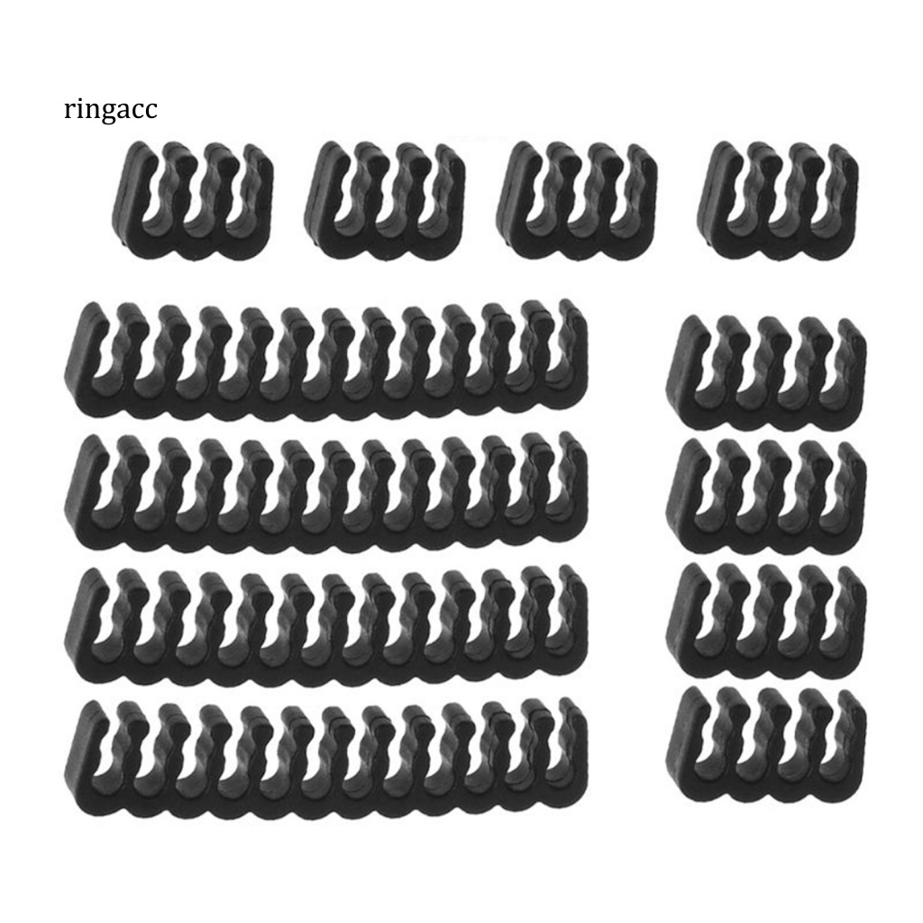 Bộ 24 Kẹp Cố Định Dây Cáp 6 / 8 / 24Pin Bằng Nhựa PP Tiện Dụng