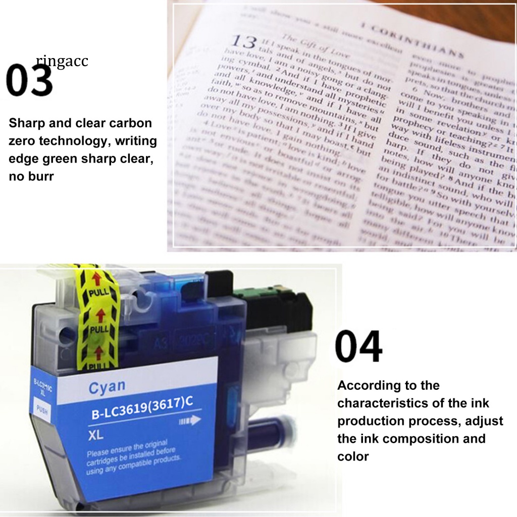 Hộp Mực In RGA Cho Máy In Brother LC3619 / LC3617 / MFC-J2330DW / MFC-J2730DW