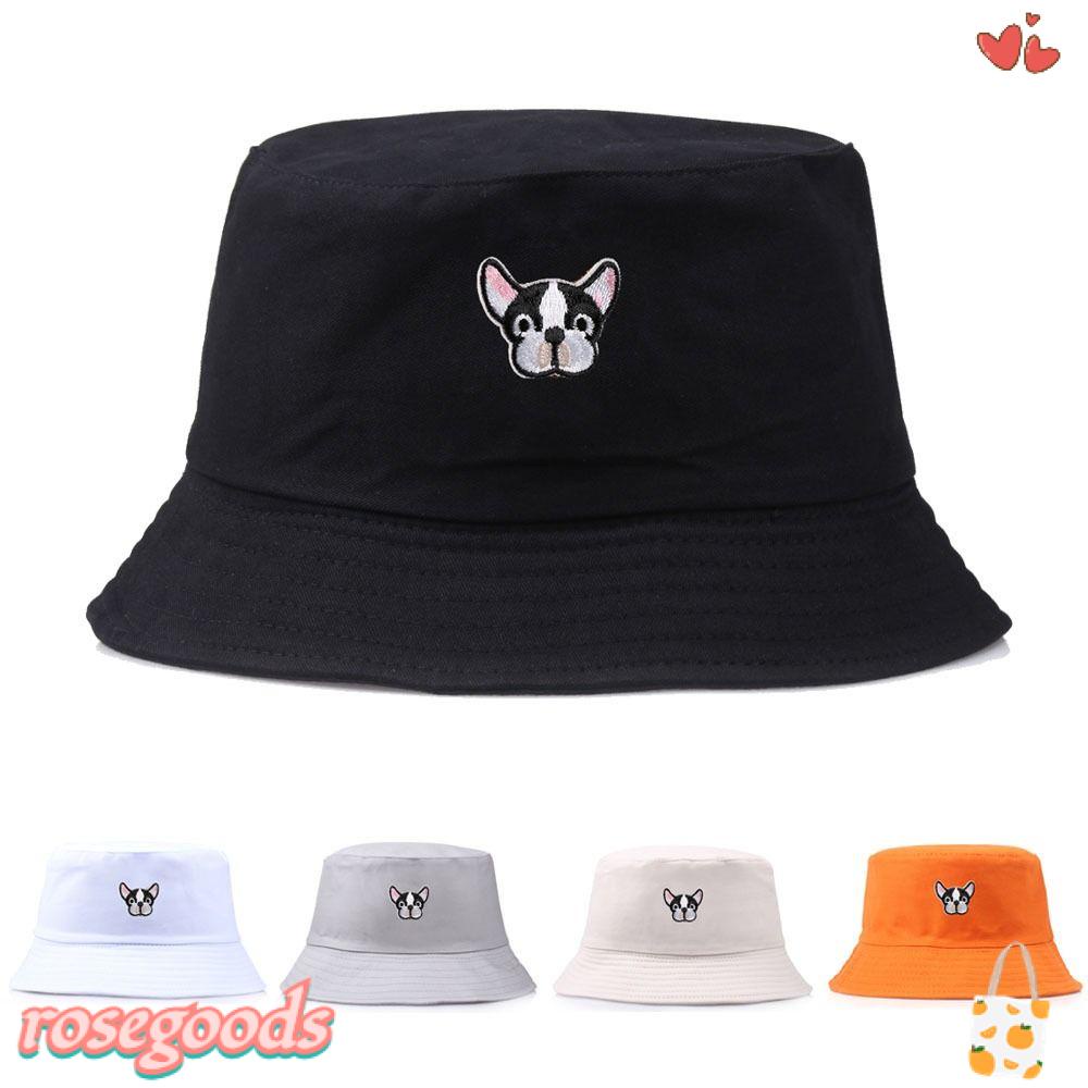 Mũ Bucket Hai Mặt Hình Hoa Hồng Phong Cách Thể Thao