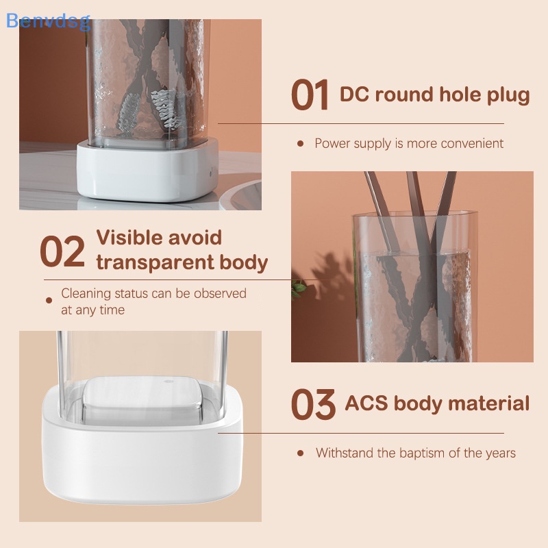 Máy Rửa Cọ Trang Điểm Tự Động Nhanh Khô Tiện Dụng