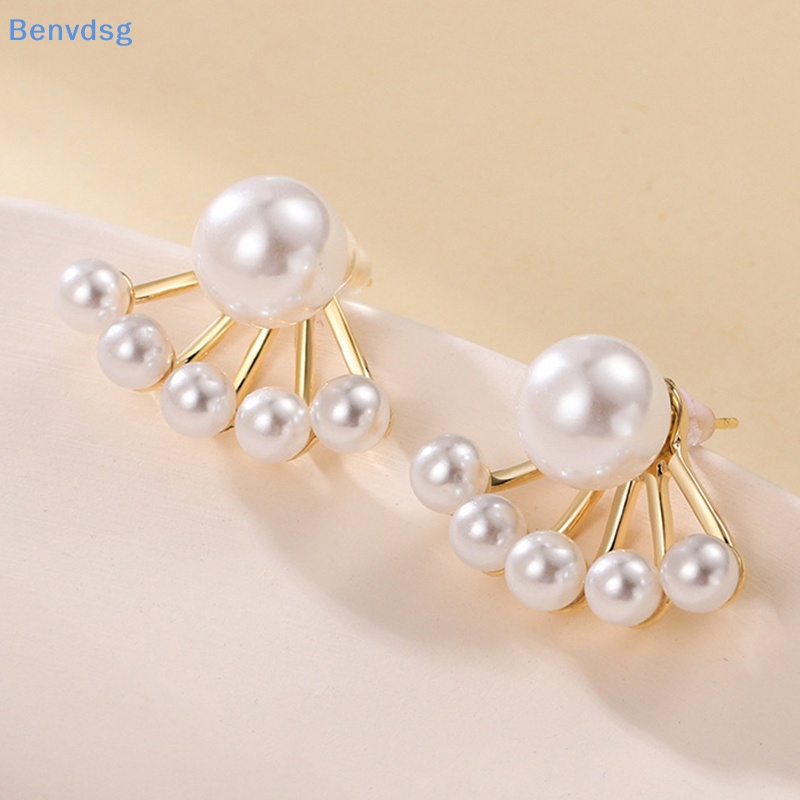 Đôi Khuyên Tai Dáng Dài Đính Ngọc Trai Hình Hoa Thời Trang Cho Nữ