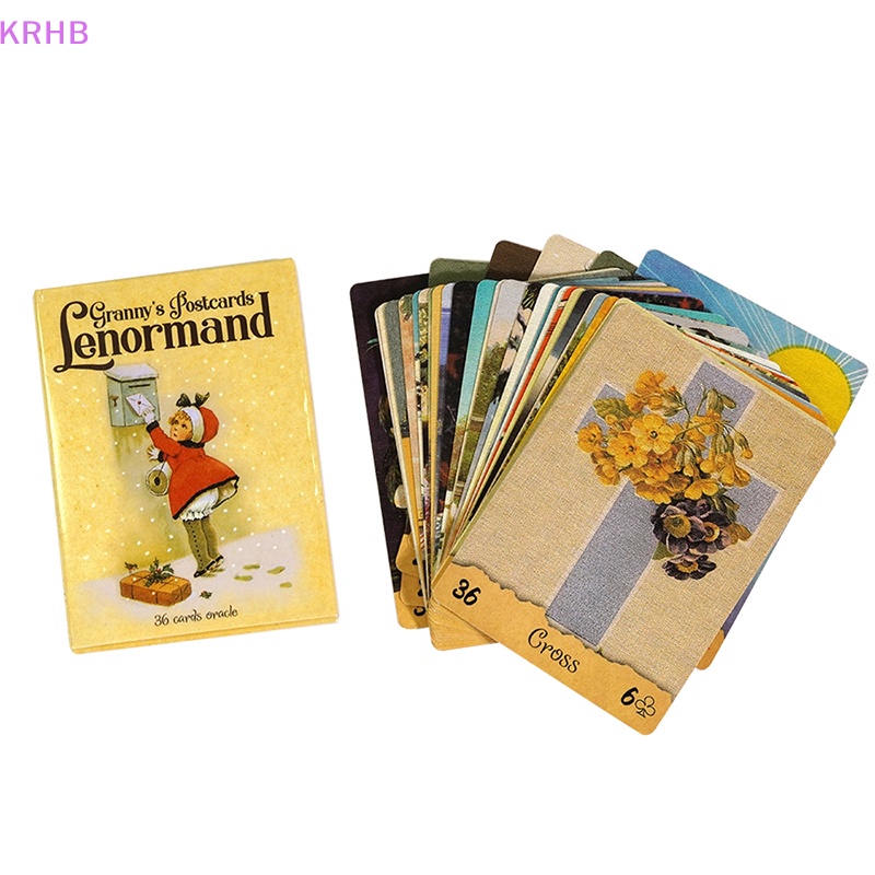 Bộ Thẻ Bài Tarot Oracle Của Granny 'S Lenormand Oracle Mới