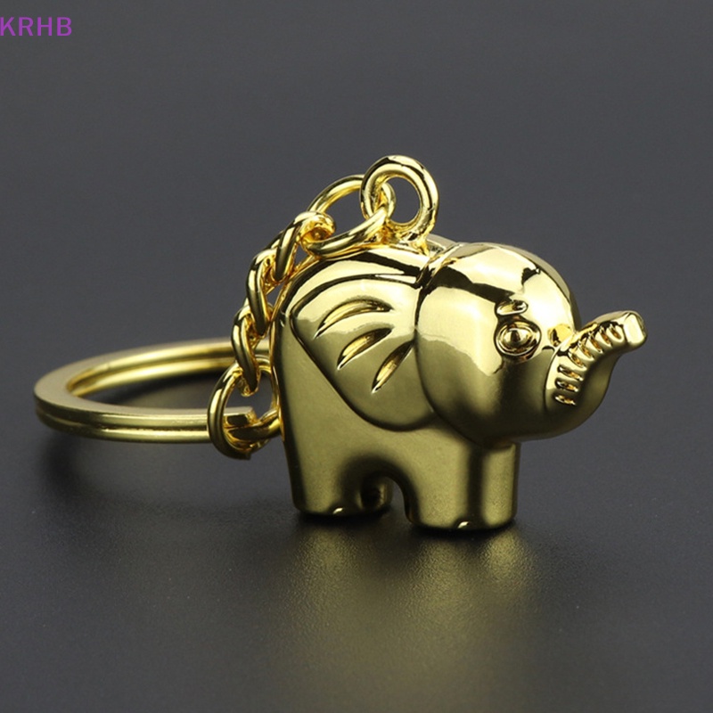 Móc Khóa Kim Loại Hình Voi Thời Trang Dành Cho Nam Mới