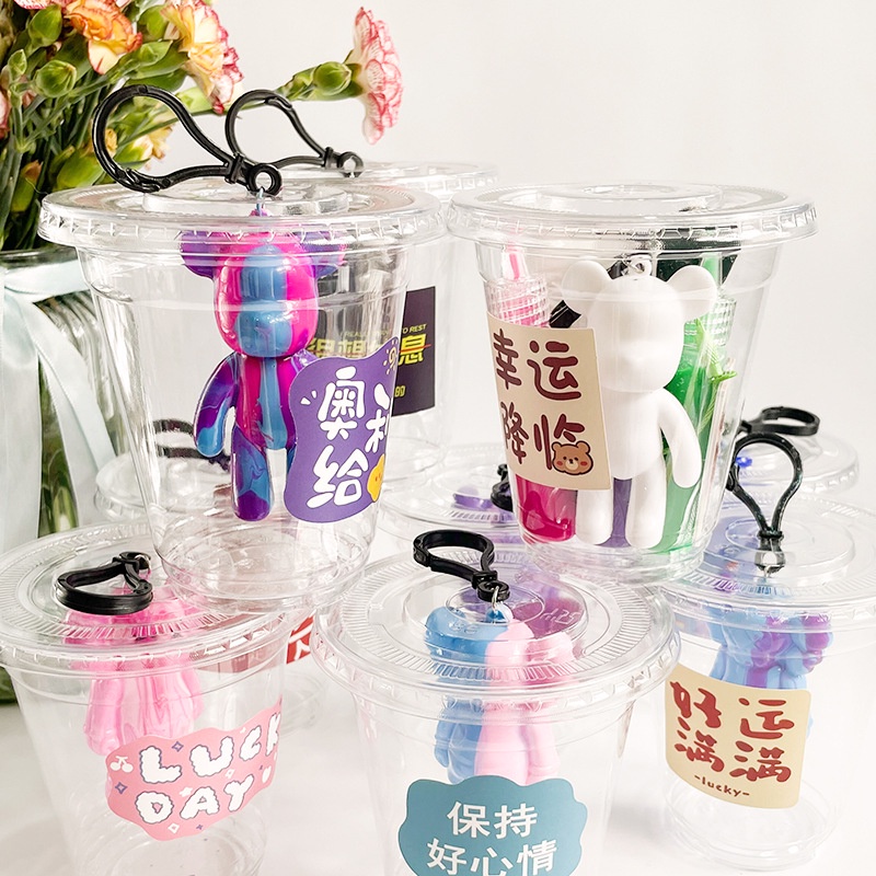 Móc Khóa Hình Gấu Trắng Dễ Thương Cho Bé