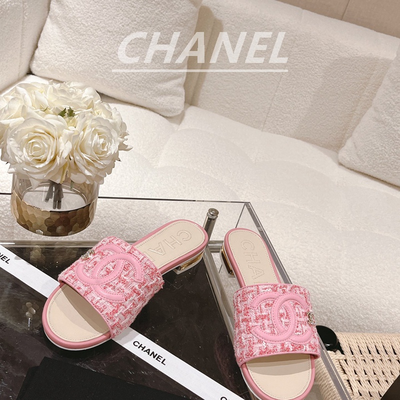 Dép Da Bò Phối Dây Xích Và Khóa Cài Thêu Họa Tiết Đính Đá Phong Cách Ý Thời Trang Quyến Rũ Cho Nữ