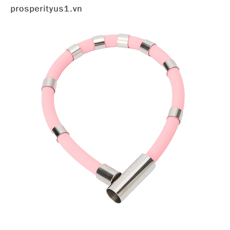 [prosperityus1] Vòng Đeo Tay Thể Thao Từ Tính Bằng Silicon Chống Tĩnh Điện Cho Nam Và Nữ