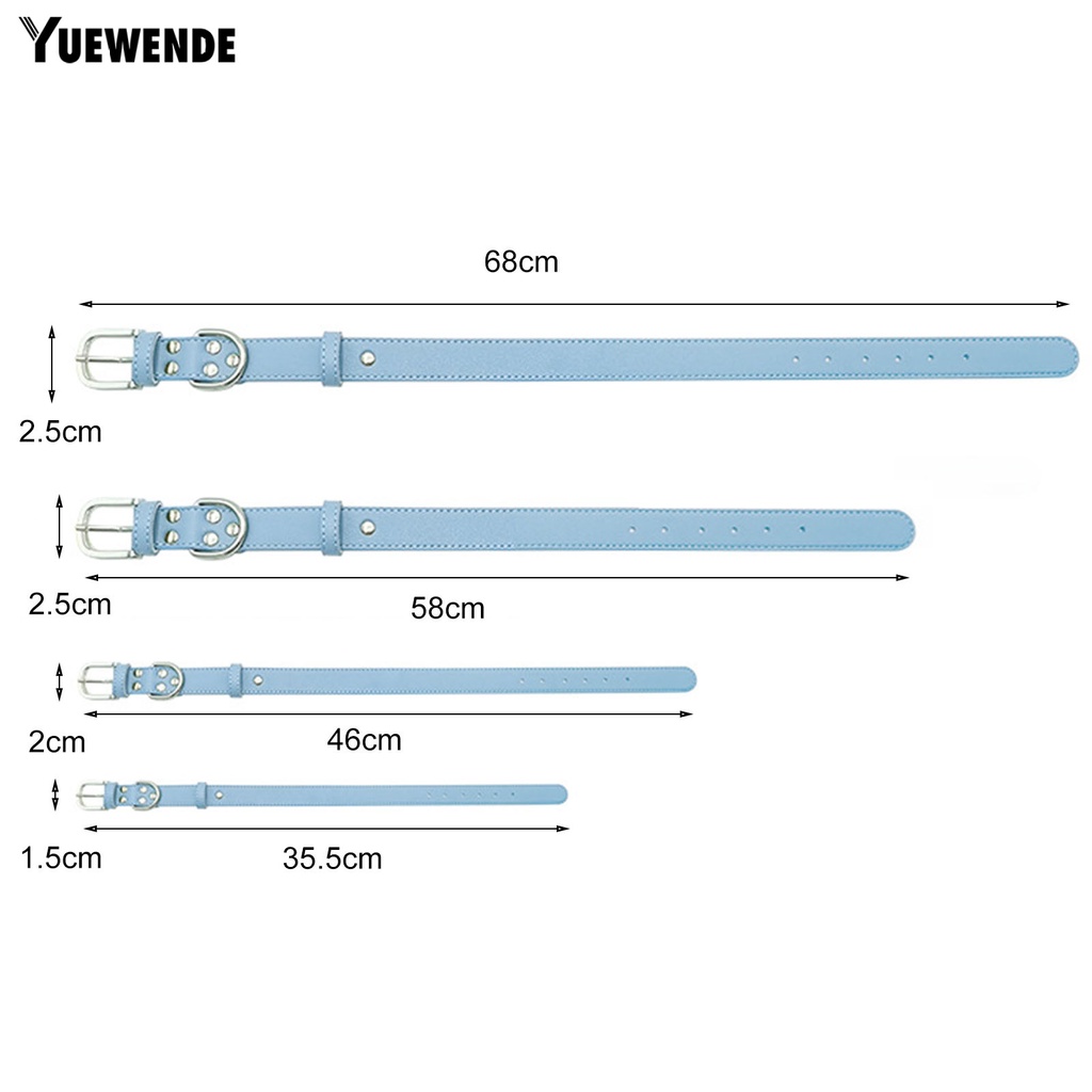 Yq.e Vòng Cổ Hai Khóa Cài Cỡ Nhỏ / Vừa / Lớn Thoải Mái Chống Thoát Hiểm Có Thể Điều Chỉnh Cho Thú Cưng