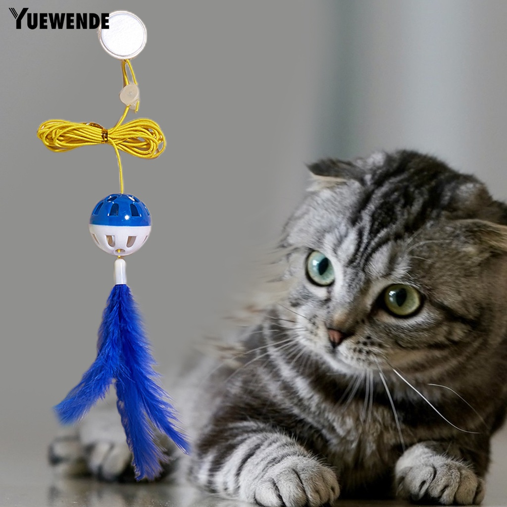 Đồ Chơi Hình Sâu Bướm Có Giác Hút Độ Co Giãn Cao Trang Trí Trong Nhà Cho Mèo Cưng