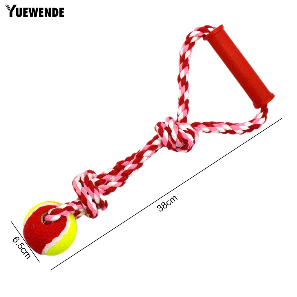 Đồ Chơi Dây Thừng Cotton Mềm Độ Co Giãn Cao Thoải Mái Chống Trầy Xước Chống Mài Mòn Làm Sạch Răng Cho Cún Cưng