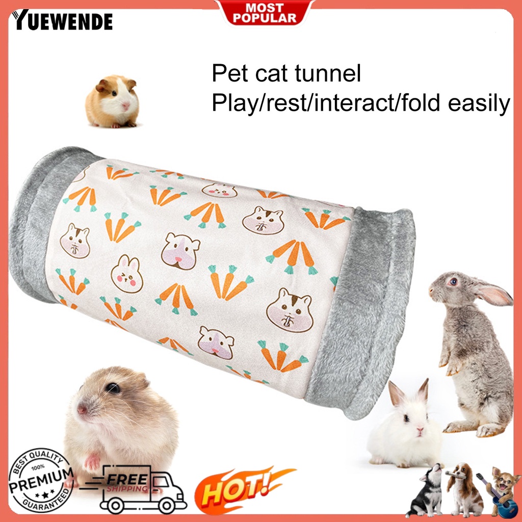 Đường Hầm Mềm Mại Thoải Mái Gấp Gọn Được In Họa Tiết Hoạt Hình Cho Hamster / Mèo / Thỏ