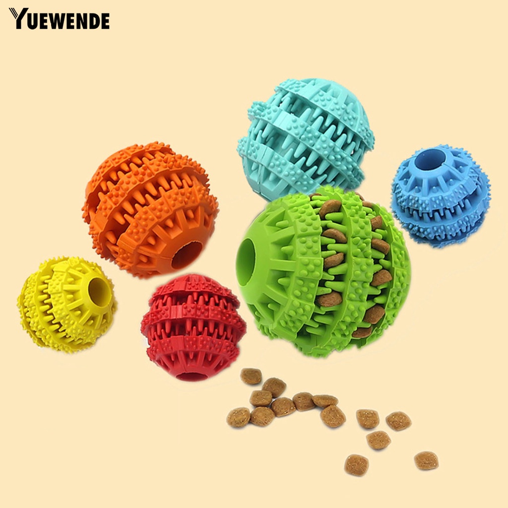 Bóng Cao Su YQ.E Cỡ Nhỏ / Vừa / Lớn Chống Cắn / Cắn Đựng Thức Ăn Cho Thú Cưng