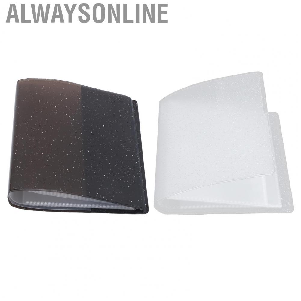 Alwaysonline Photo Album  Portable Samll 4.3 X 5.3 0.6in for Storing Photographs Collecting Movie Tickets Bus
