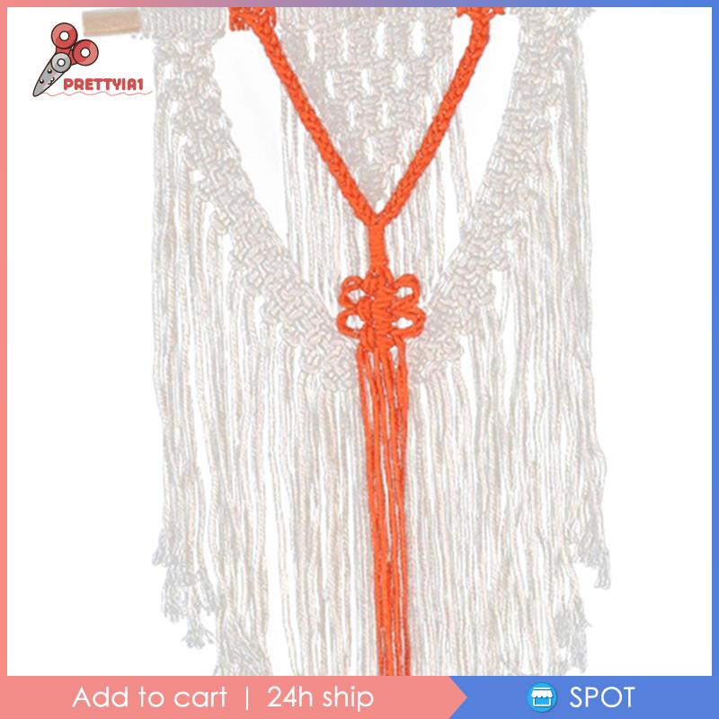 Thảm Dệt Macrame Prettyia1 Treo Tường Trang Trí Phòng Ngủ / Nhà Ở