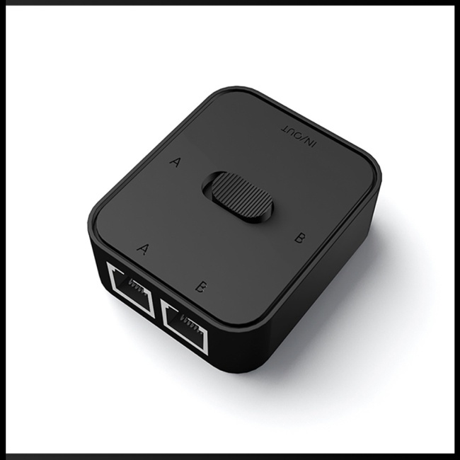 Bộ Chia Cáp Mạng Lan 2 Trong 1 Rj45 Cat6 2 Trong 1