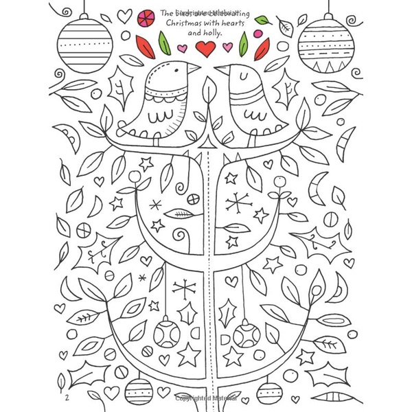 Colouring Book Christmas With Rub-Down Transfers