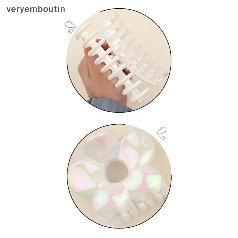 Kẹp Tóc Càng Cua Bằng Nhựa Cỡ Lớn Thời Trang Cho Nữ