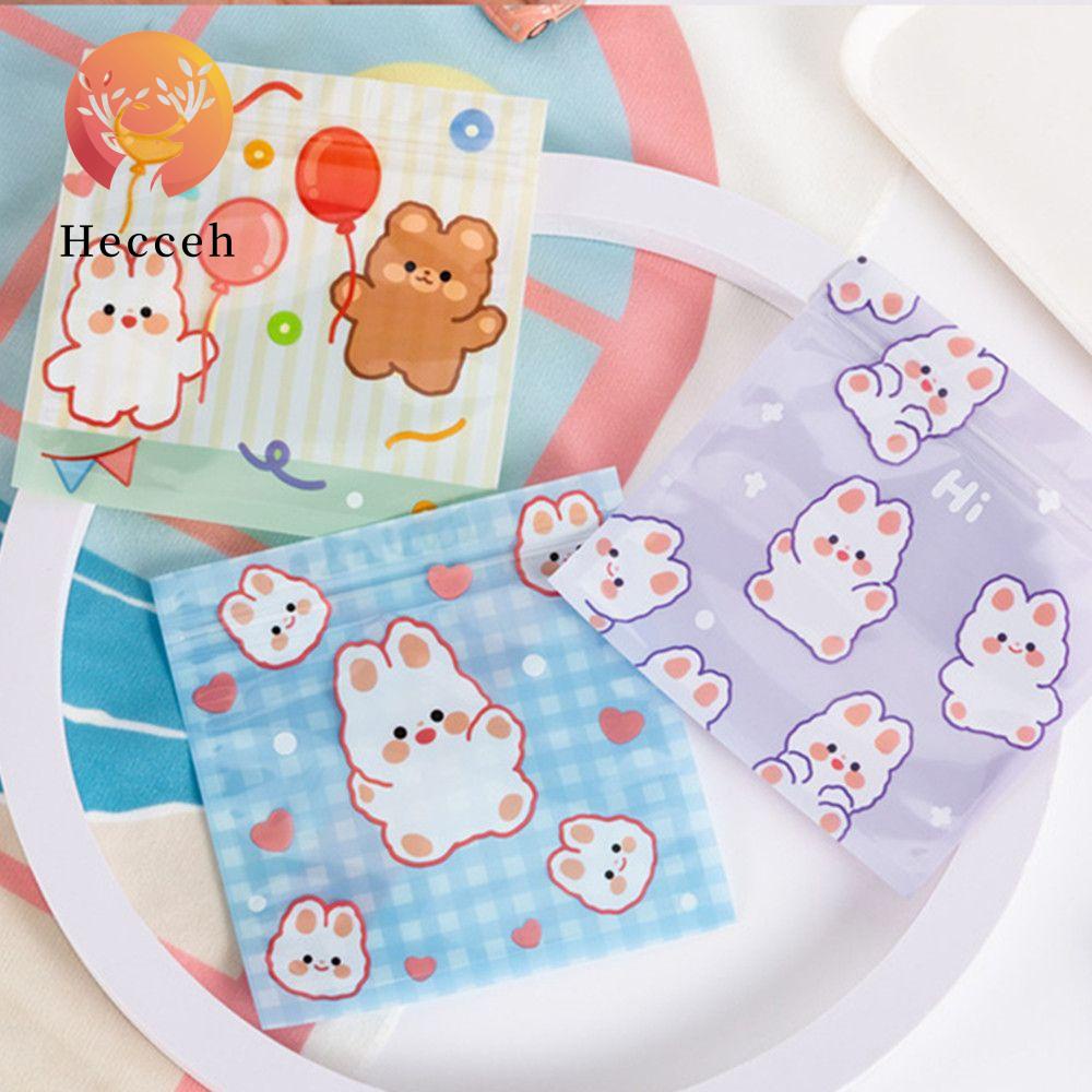 Túi OPP Đựng Bánh Quy Có Khóa Kéo Chống Thấm Nước Chống Rò Rỉ Tiện Dụng