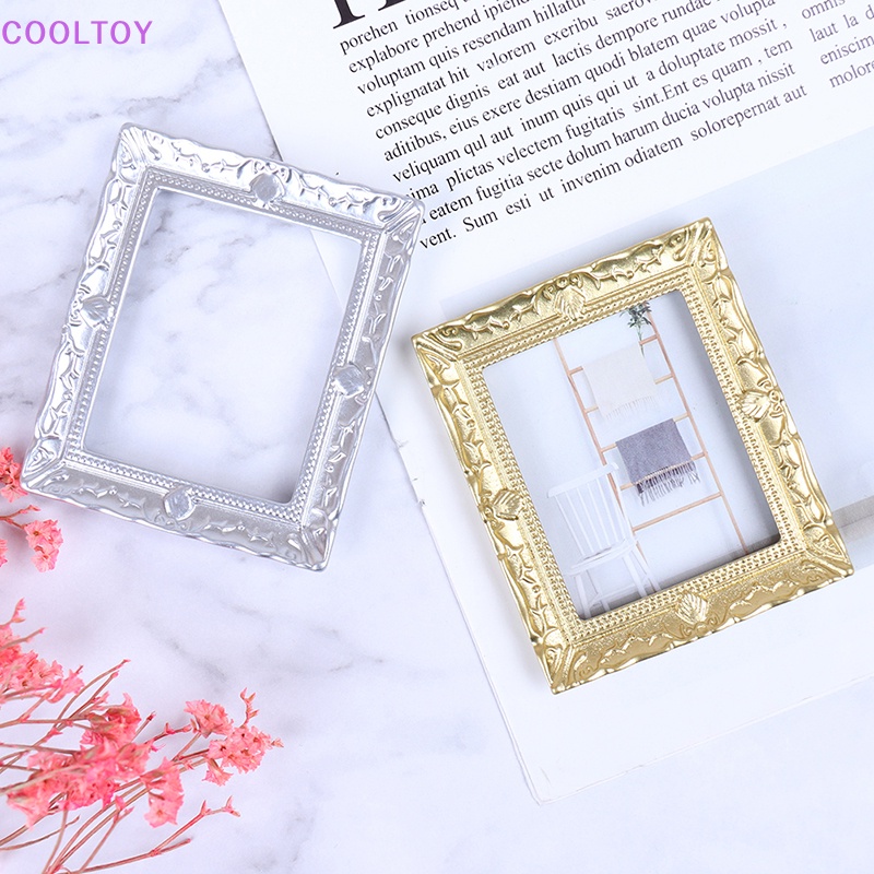 Khung Ảnh Bằng Nhựa Resin Tỉ Lệ 1 / 12 Trang Trí Nhà Búp Bê