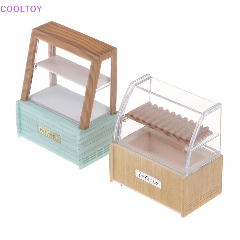 1 Set Mô Hình Tủ Trưng Bày Bánh Mì / Bánh Nướng BBQ / Xúc Xích Tỉ Lệ 1: 12 Trang Trí Nhà Búp Bê