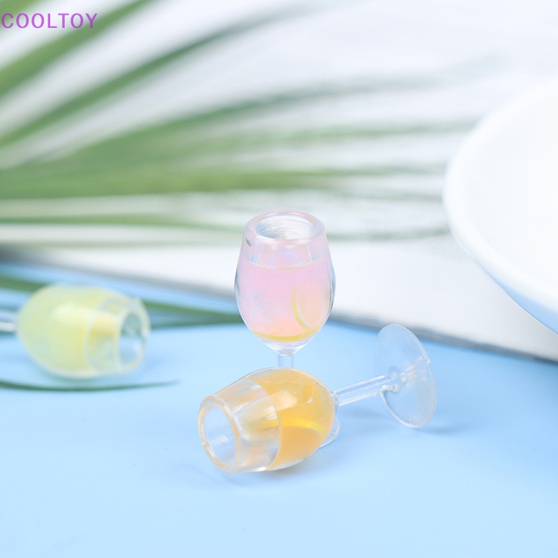 Set 2 Ly Cocktail Mini Tỉ Lệ 1: 12 Trang Trí Nhà Búp Bê