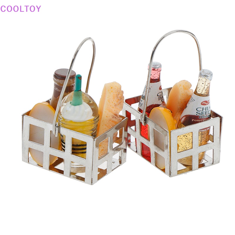 Bộ Giỏ Bánh Mì mini Tỉ Lệ 1: 12 Trang Trí Nhà Búp Bê