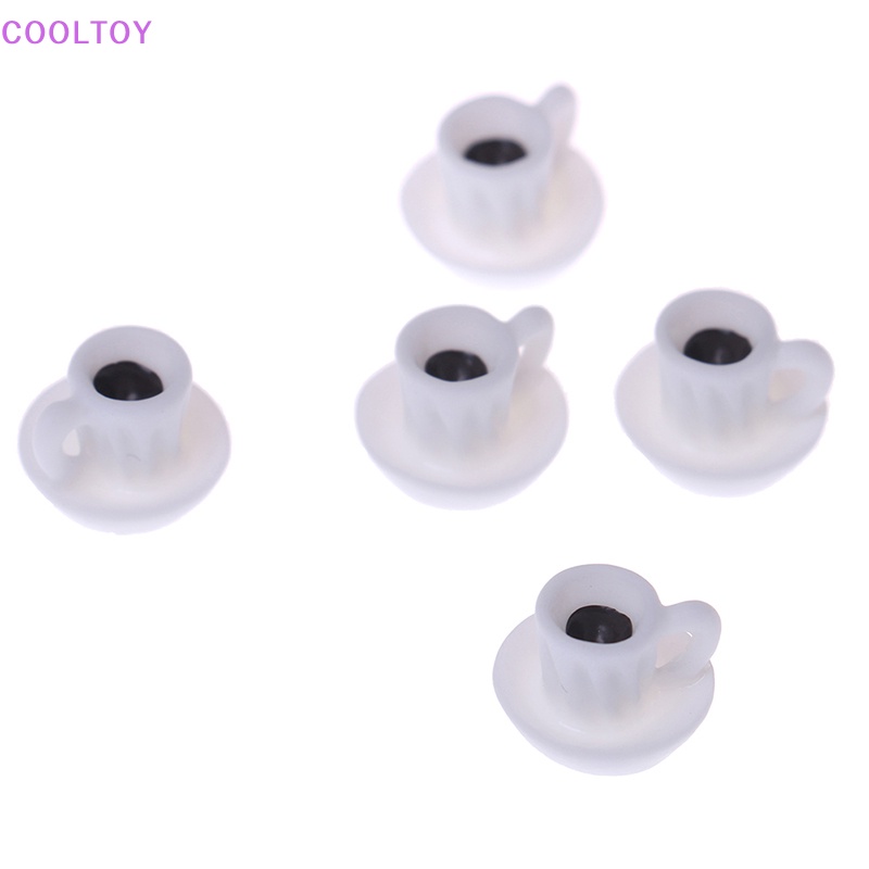Cooltoy Set 5 Ly Cà Phê Mini Trang Trí Nhà Búp Bê