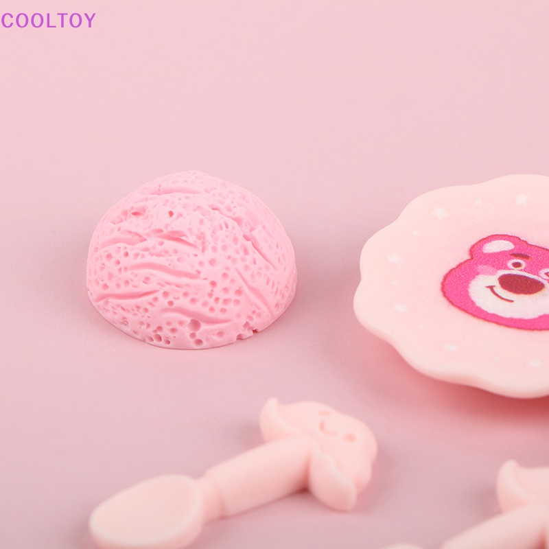 Set Khay Đựng Kem / Đồ Chơi Nội Thất Trang Trí Nhà Búp Bê Tỉ Lệ 1: 12