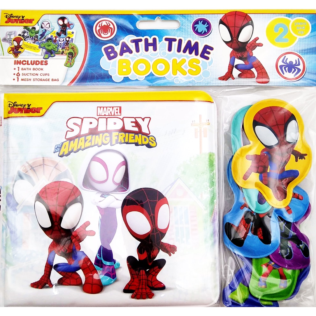 Marvel Spidey Or Spider-Man Bathtime Book
