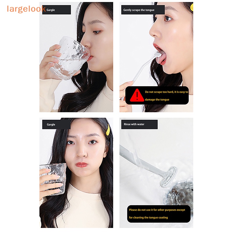 1 Dụng Cụ Nạo Làm Sạch Lưỡi An Toàn Cho Trẻ Em Và Người Lớn