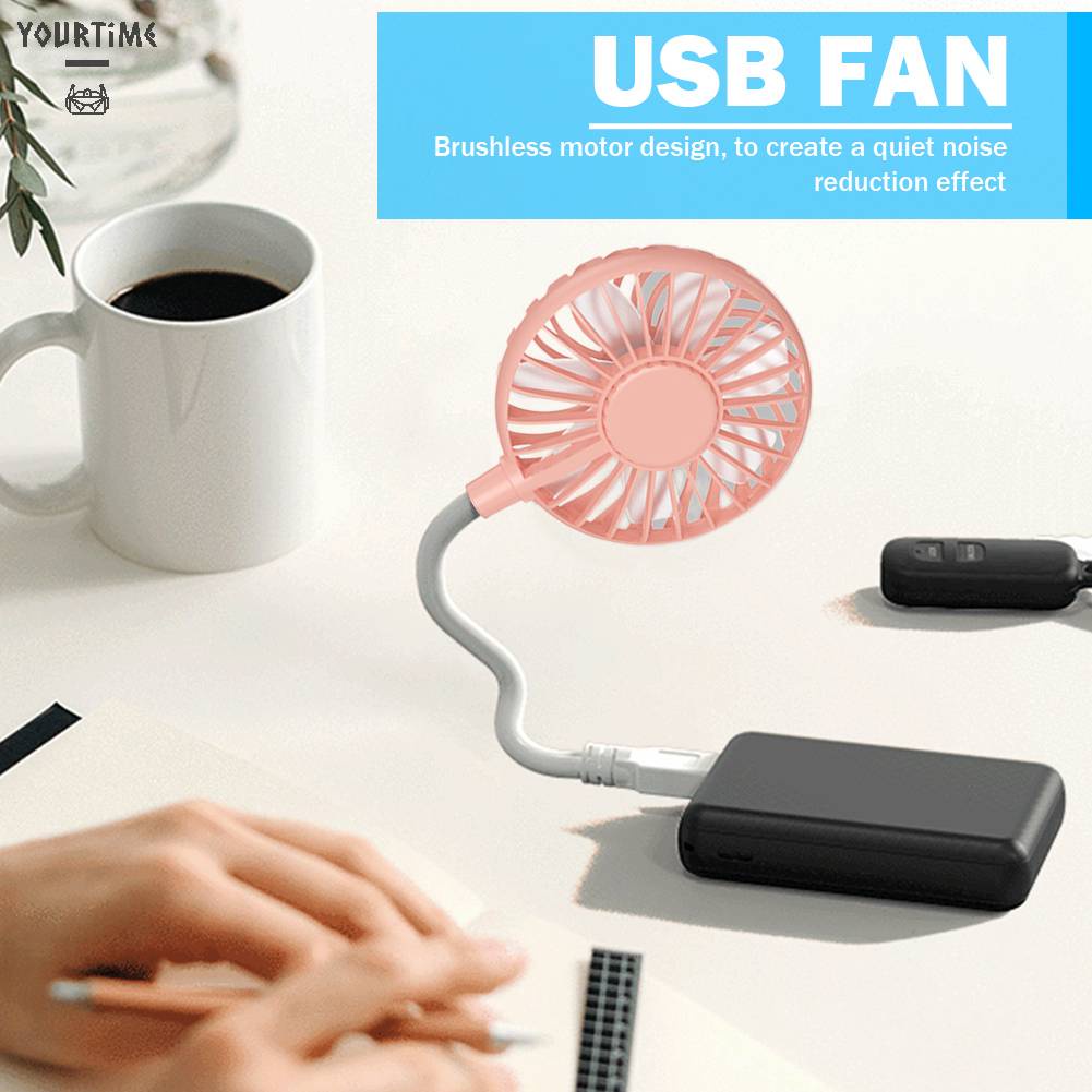 Quạt Làm Mát Mini Bỏ Túi Sạc Cổng USB Dùng Cho Văn Phòng / Dorm